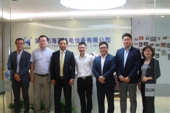 熱烈歡迎三菱電機(jī)自動(dòng)化蒞臨海藍(lán)機(jī)電參觀指導(dǎo)工作！